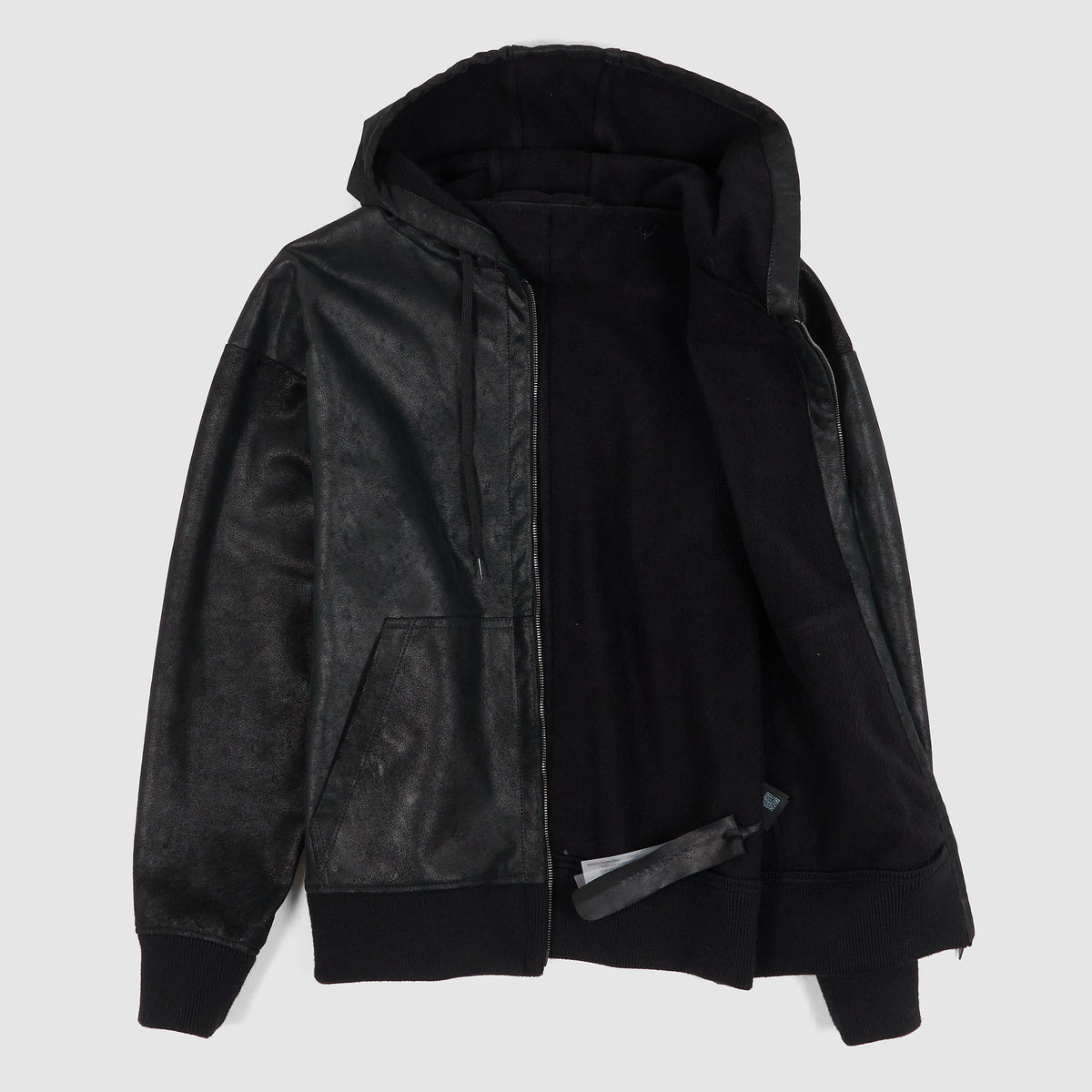 Salvatore Santoro Leather Hoodie