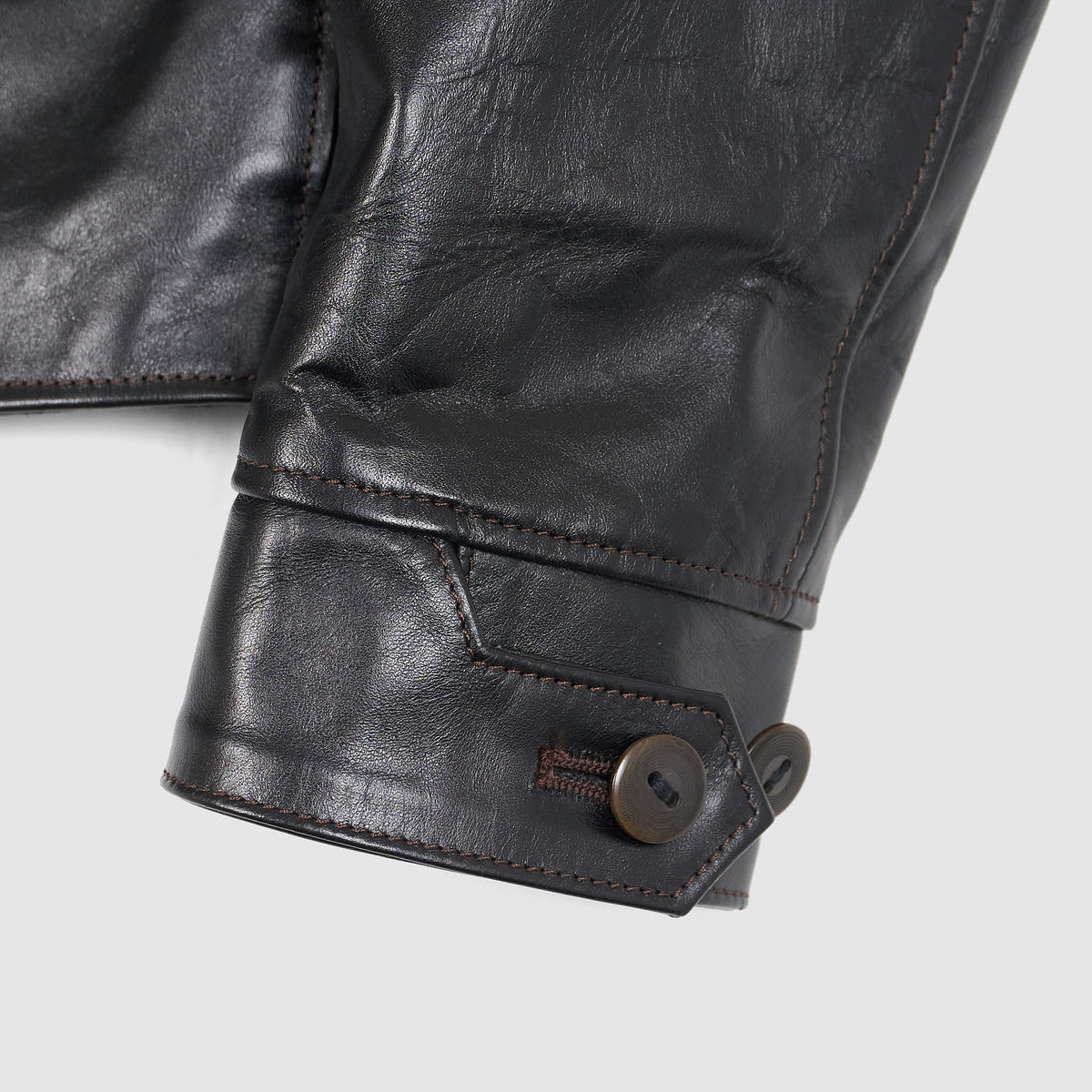Double Helix D-Pocket Frisco Horsehide  Leather Jacket