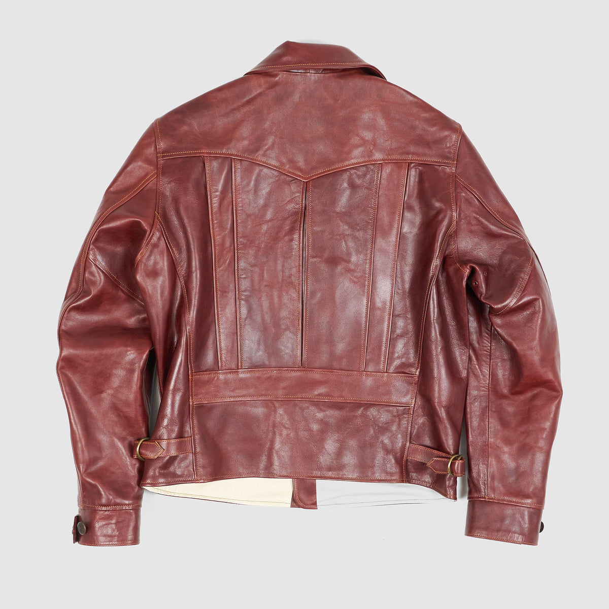 Double Helix D-Pocket Frisco Horsehide  Leather Jacket