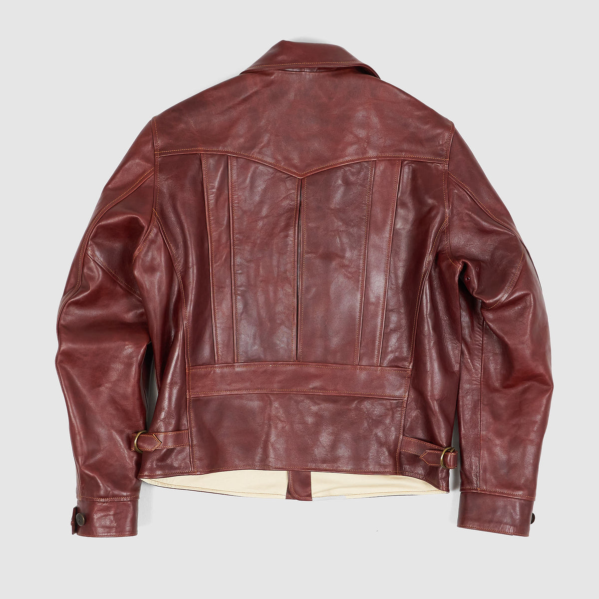 Double Helix D-Pocket Frisco Horsehide  Leather Jacket