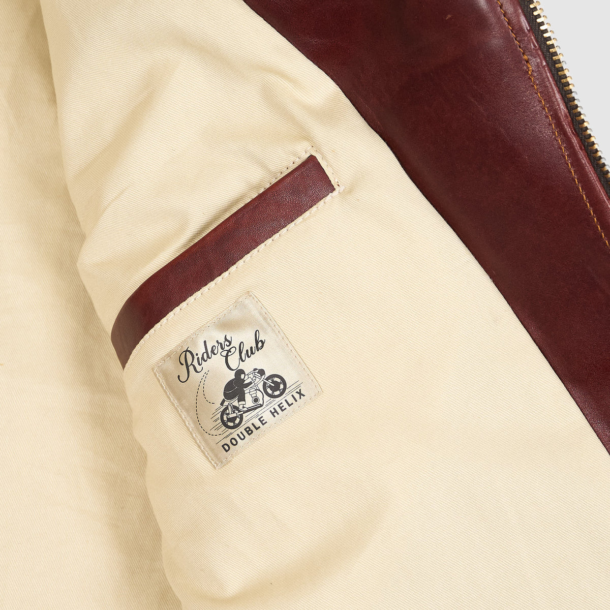 Double Helix D-Pocket Frisco Horsehide  Leather Jacket