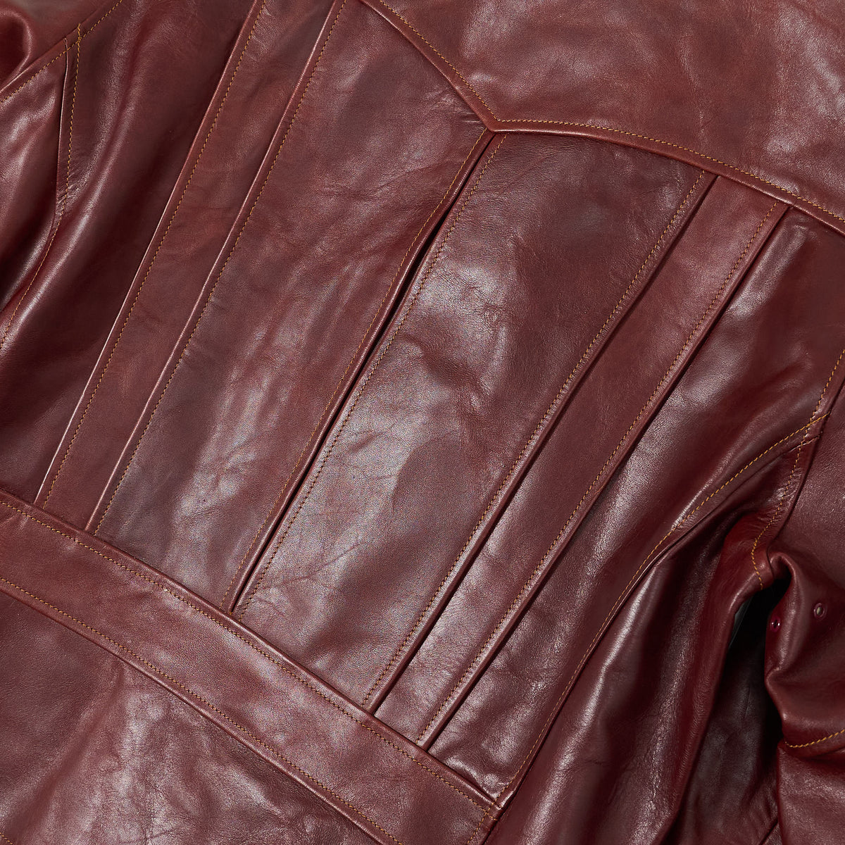 Double Helix D-Pocket Frisco Horsehide  Leather Jacket