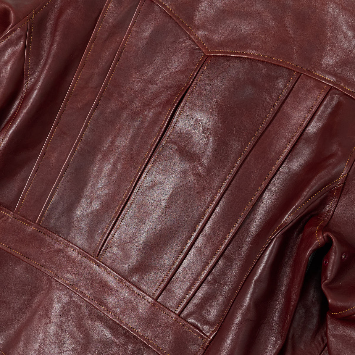 Double Helix D-Pocket Frisco Horsehide  Leather Jacket