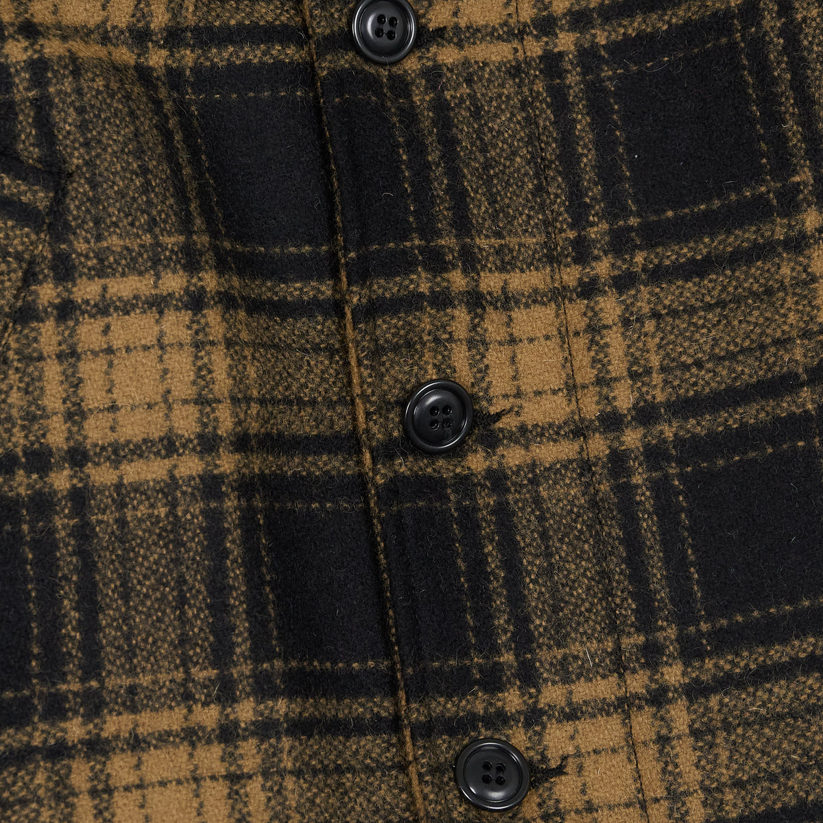 Manifattura Ceccarelli Wool Plaid N-1 Deck Wool Collar Jacket