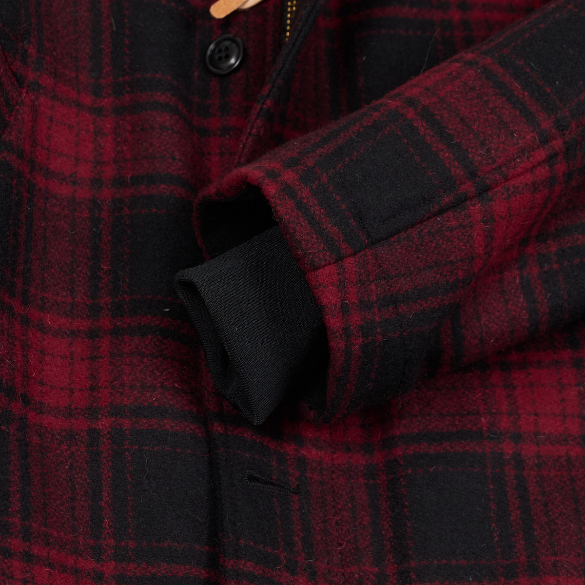 Manifattura Ceccarelli Wool Plaid N-1 Deck Wool Collar Jacket