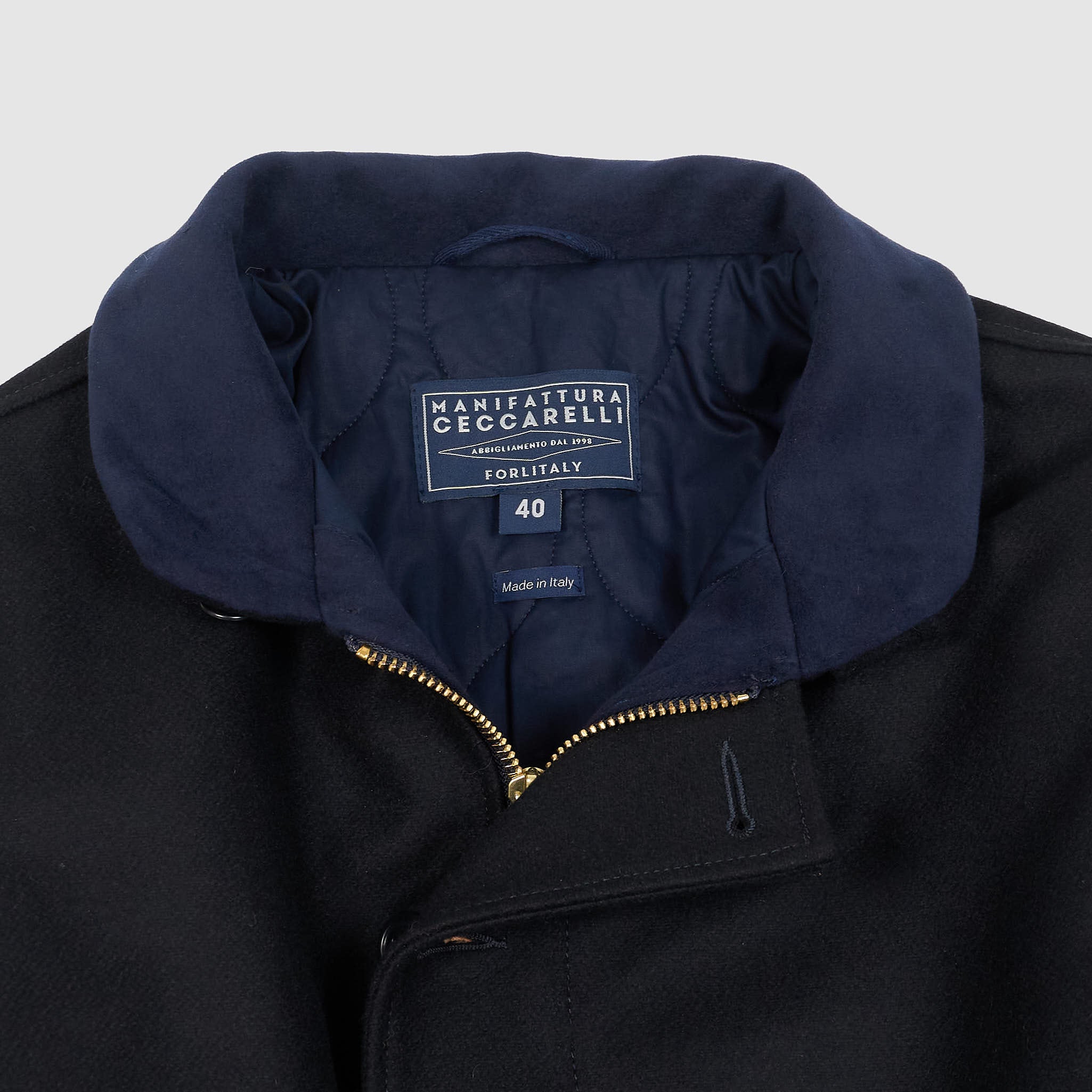 Manifattura Ceccarelli Wool Plaid N-1 Deck Jacket - DeeCee style