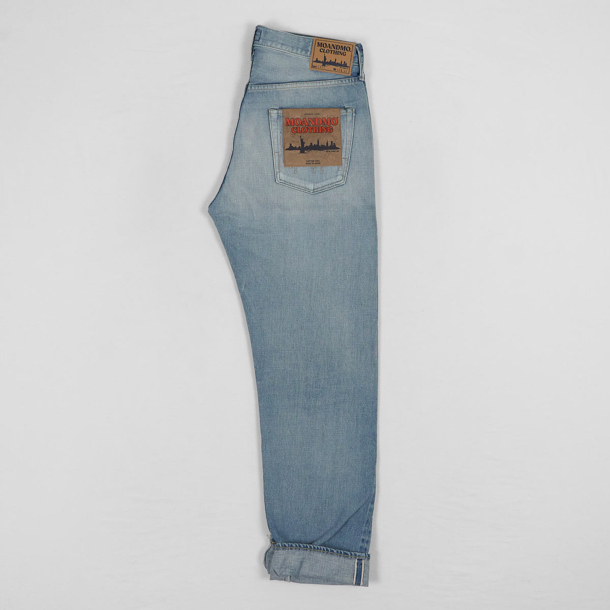 Moandmo® Washed 13,5oz. Selvage Jeans