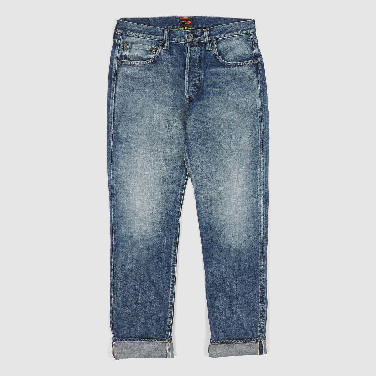 Moandmo® Washed 13,5oz. Selvage Jeans