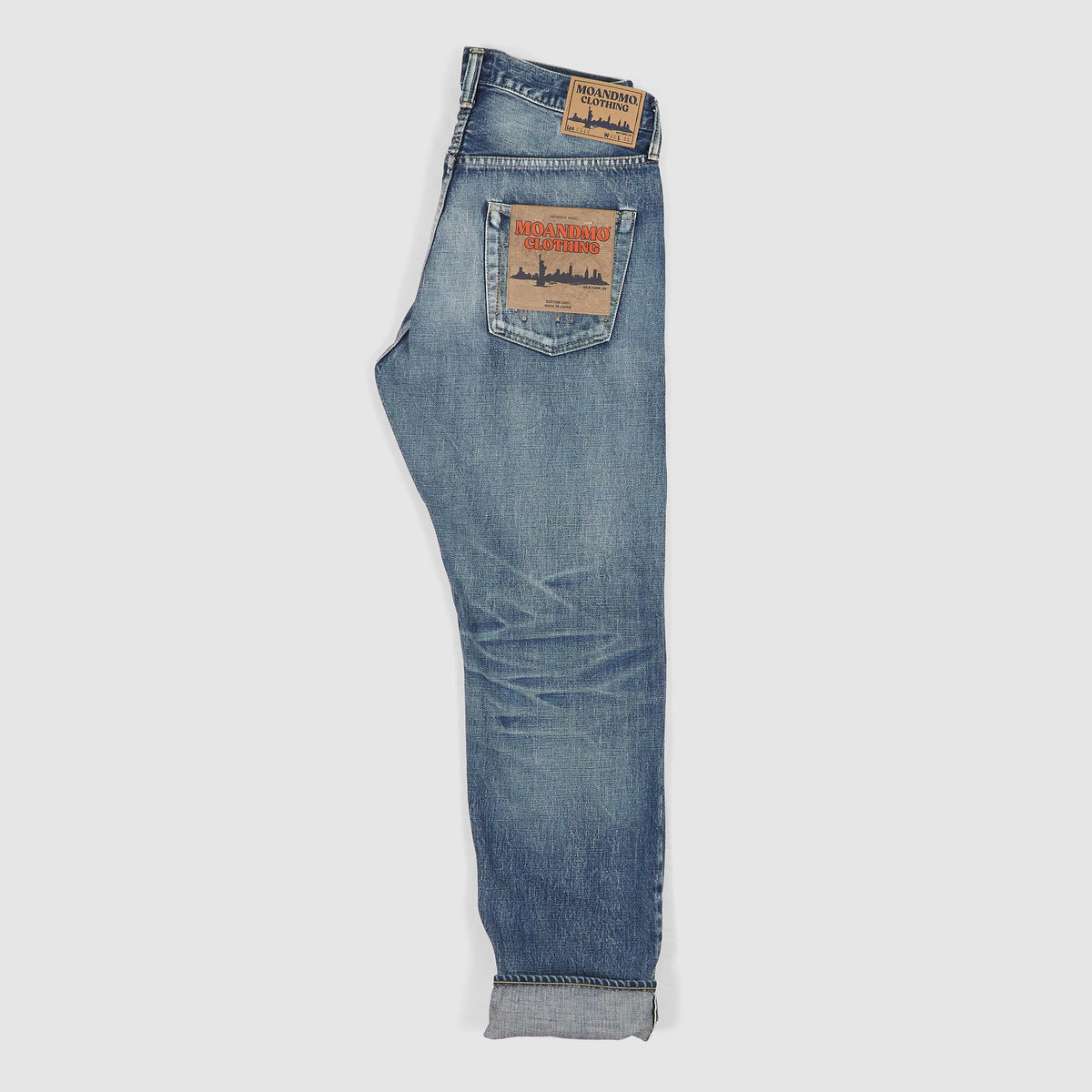 Moandmo® Washed 13,5oz. Selvage Jeans