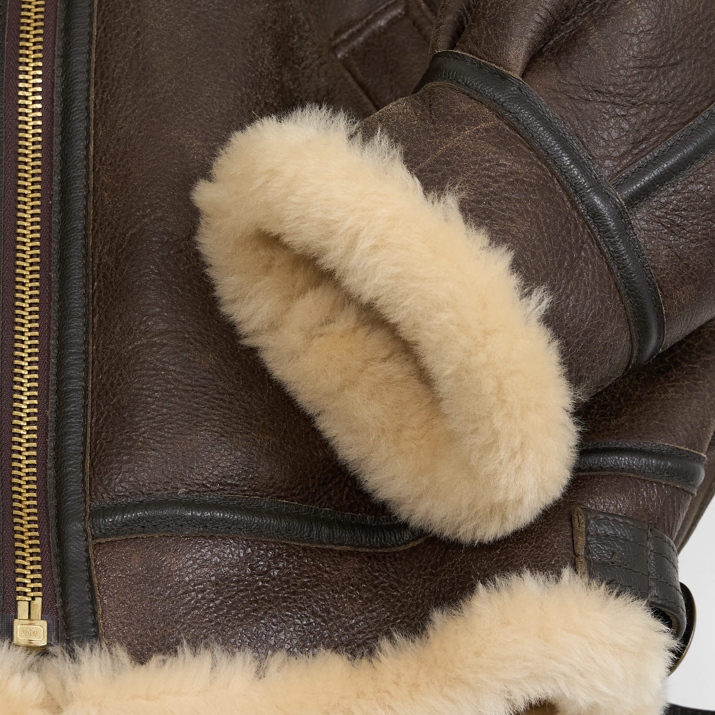 Schott on sale sheepskin jacket