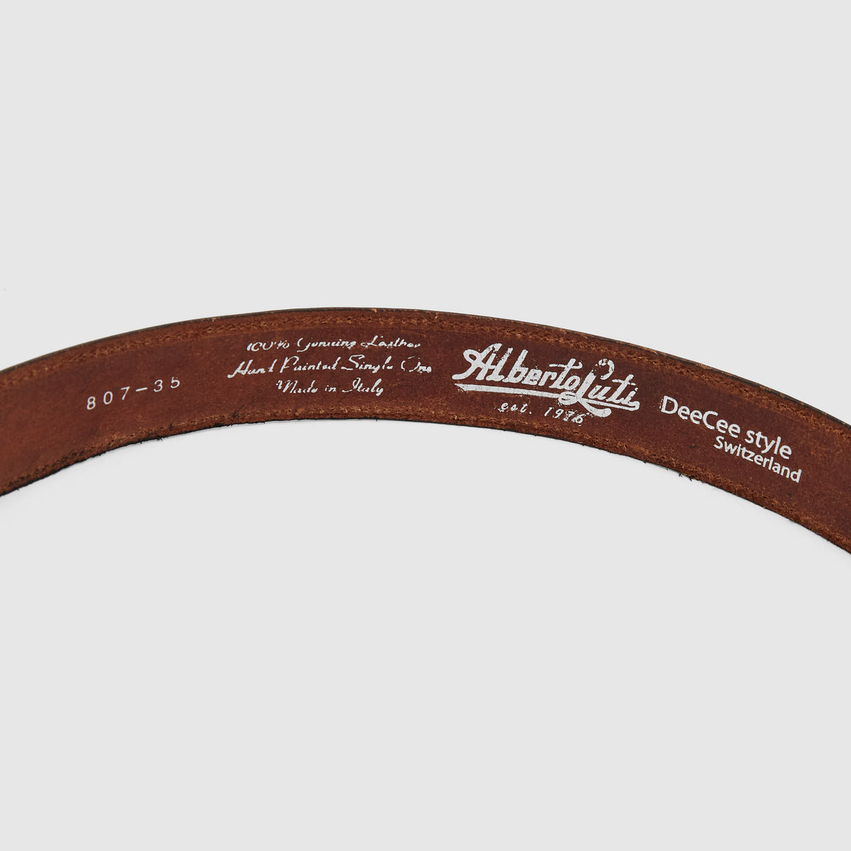 DeeCee style x Alberto Luti Unisex Tooled Western Ranch Belt