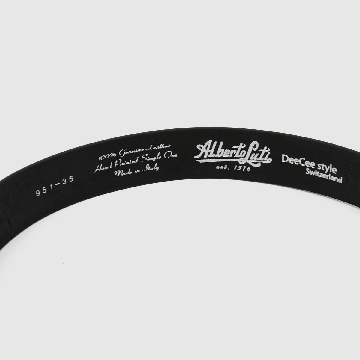 DeeCee style x Alberto Luti Unisex Brown Western Ranch Belt
