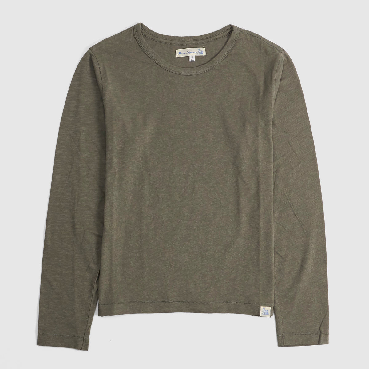 Merz b. Schwanen Ladies Long Sleeve Crew Neck Basic T-Shirt