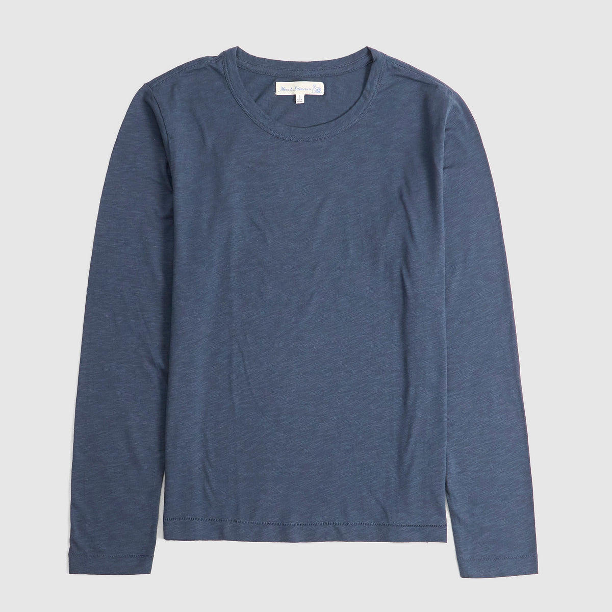 Merz b. Schwanen Ladies Long Sleeve Crew Neck Basic T-Shirt