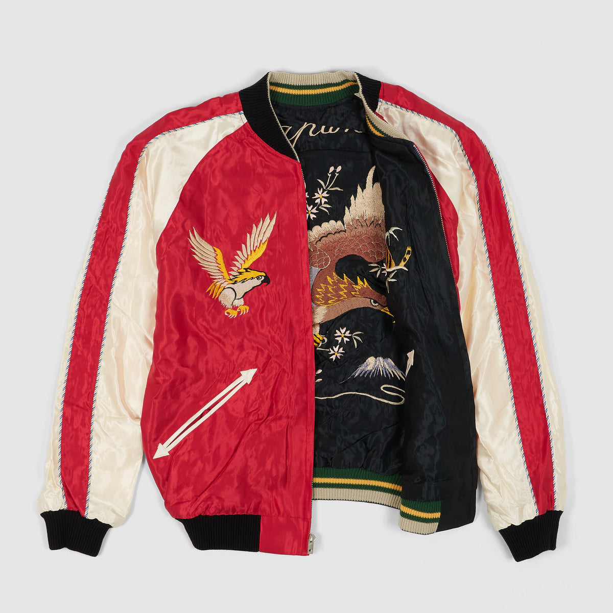 Tailor Toyo Souvenir Jacket Tiger and Eagle Unisex - DeeCee style