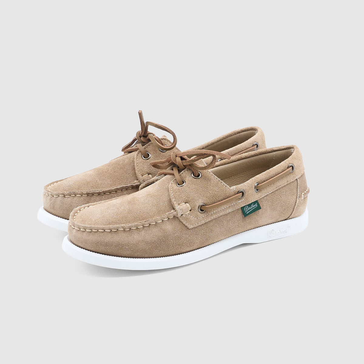 Paraboot Barth Ladies Suede Boat Shoes