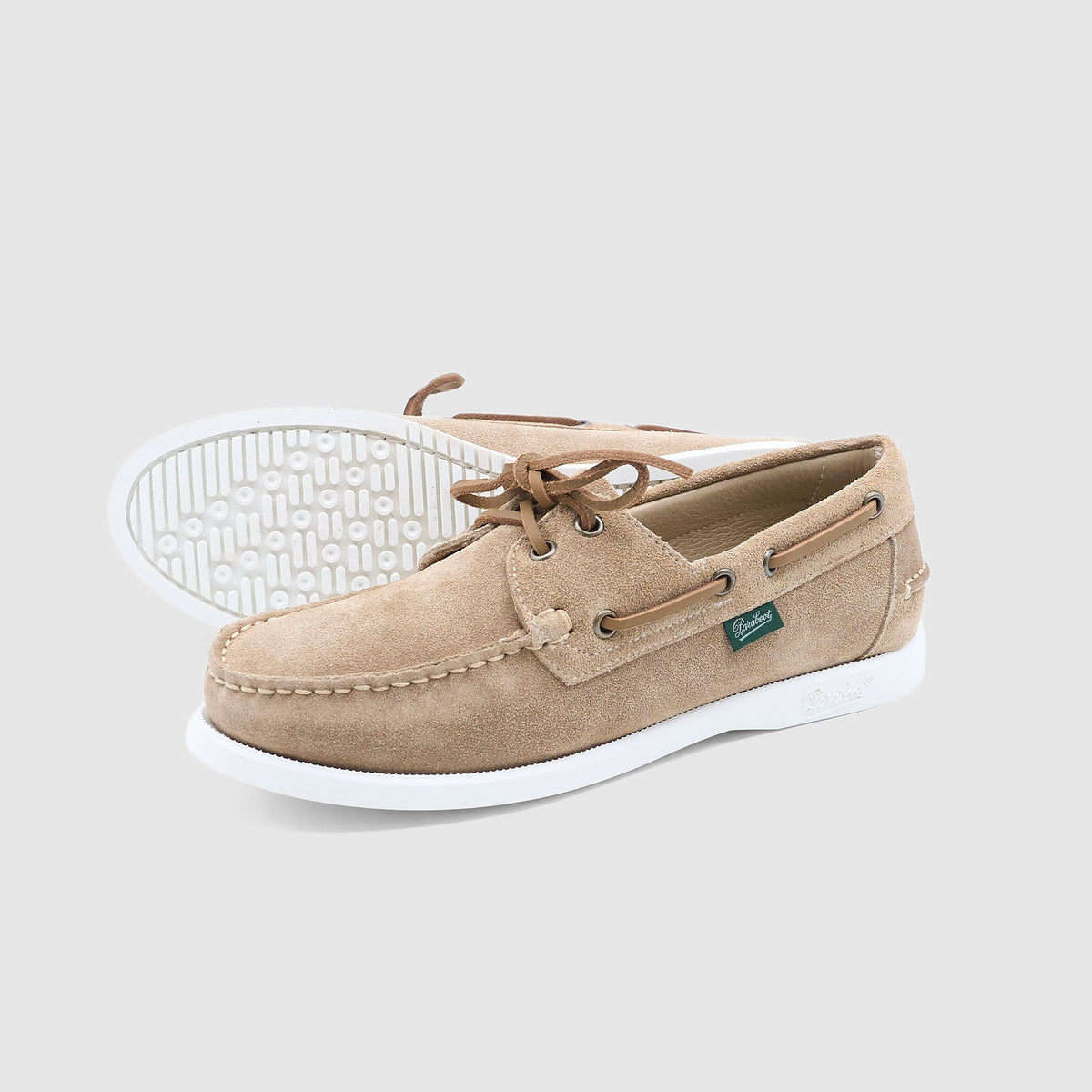Paraboot Barth Ladies Suede Boat Shoes