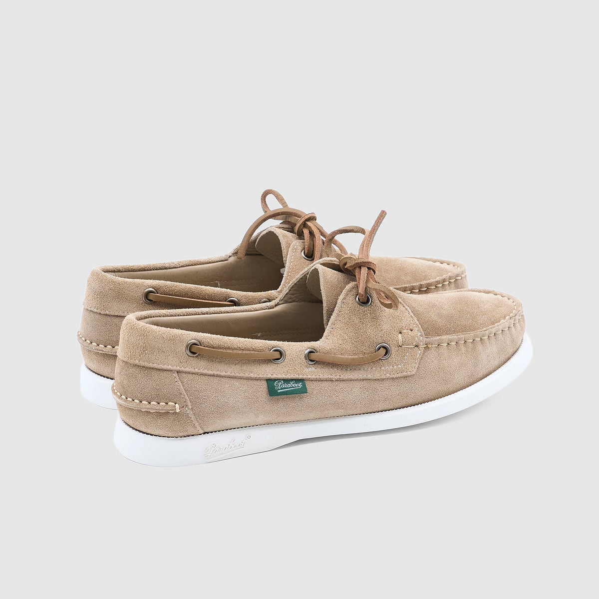 Paraboot Barth Ladies Suede Boat Shoes