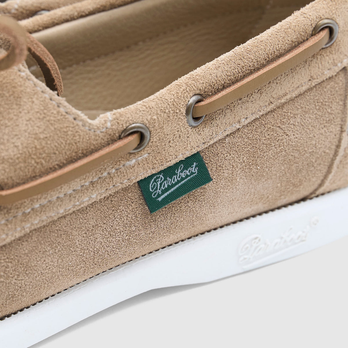 Paraboot Barth Ladies Suede Boat Shoes