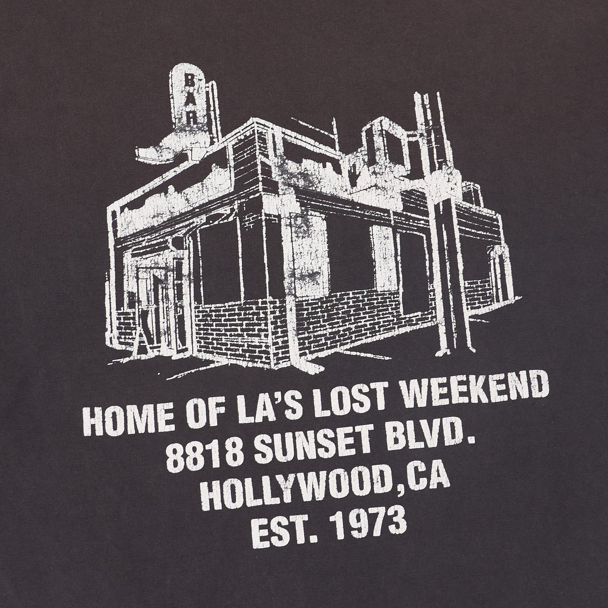ONE OF THESE DAYS Short Sleeve Crew Neck Lost Weeekend T-Shirt