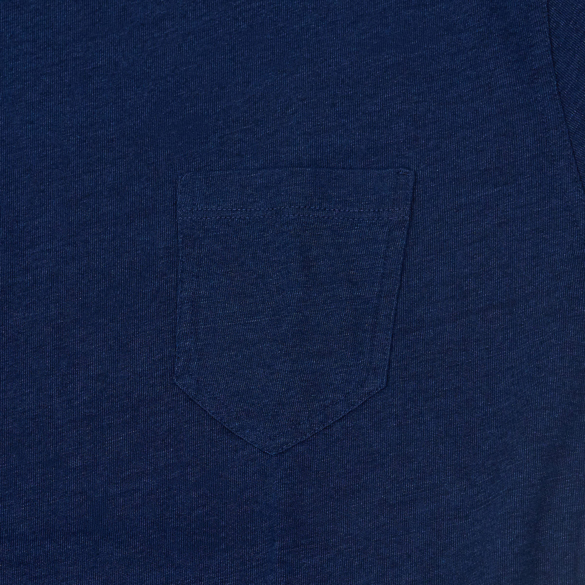 Bl&#39;ker Tee Short Sleeve Crew Neck Indigo Dyed Pocket T-Shirt