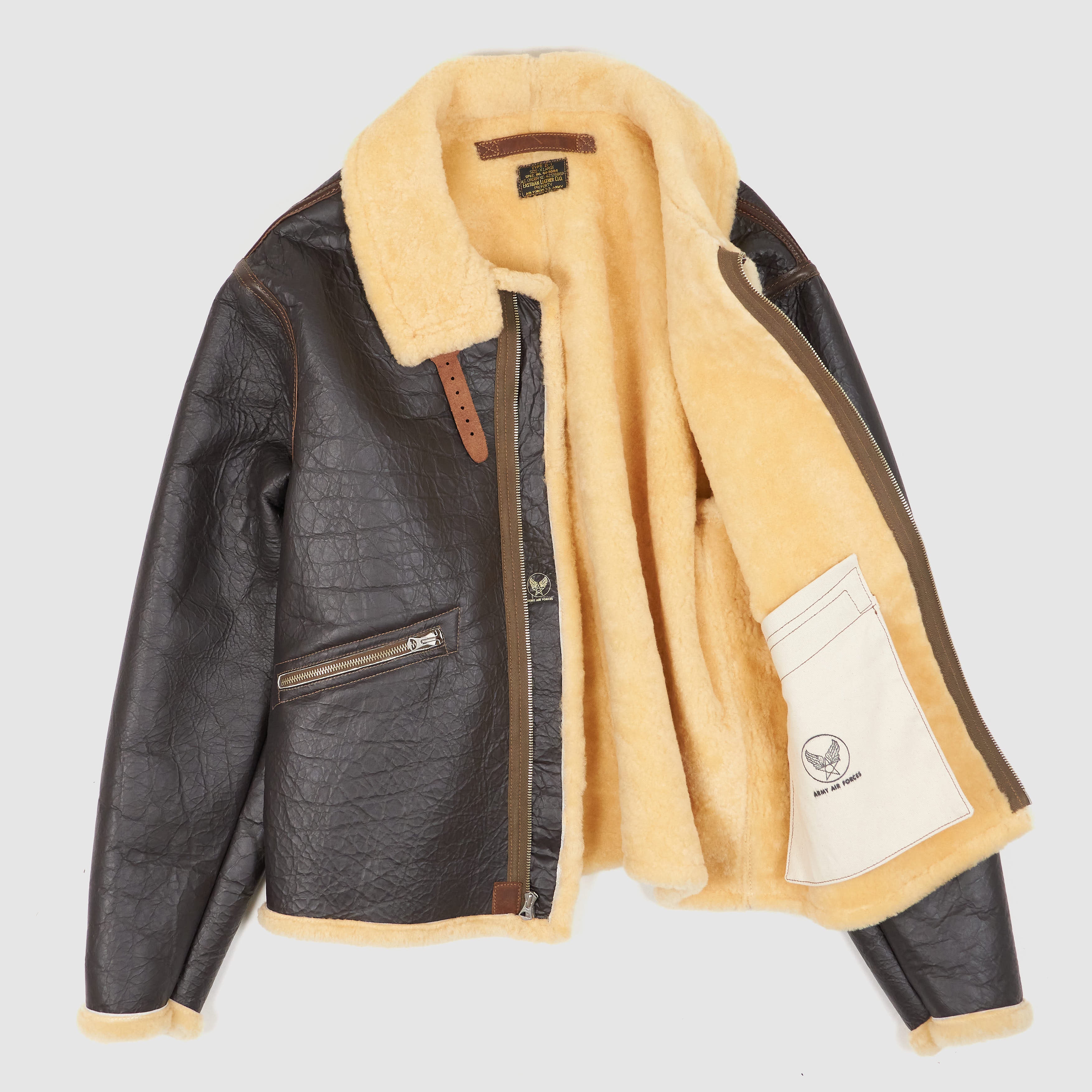 Eastman D-1 Mechanic Shearling Jacket - DeeCee style