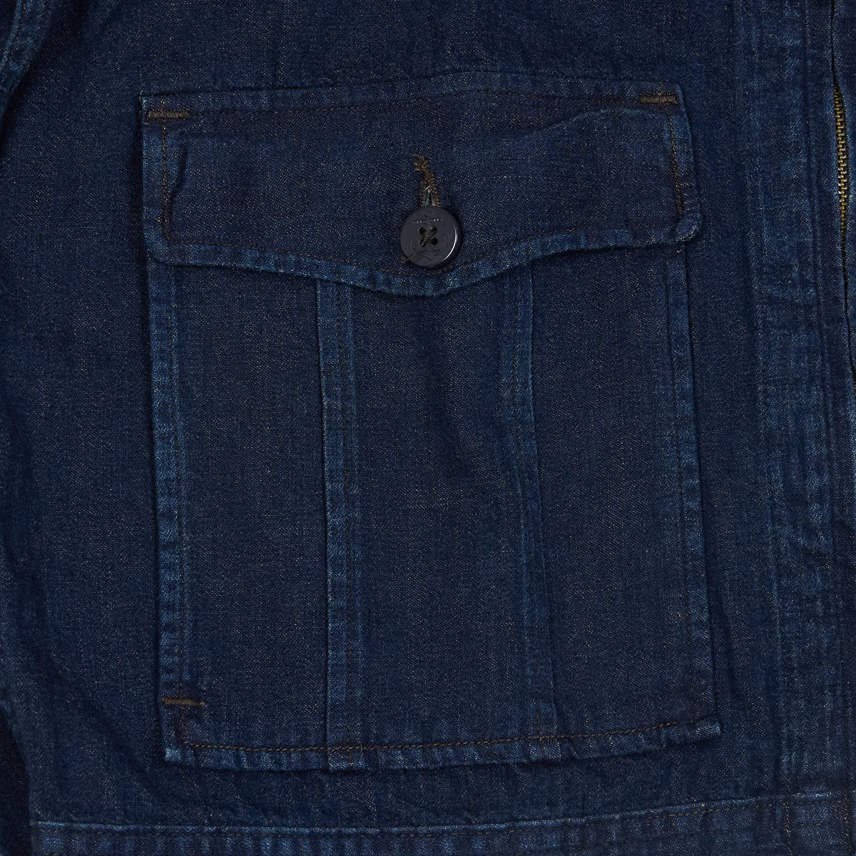 Double RL Indigo Cotton-Linen Unlined Overshirt Jacket