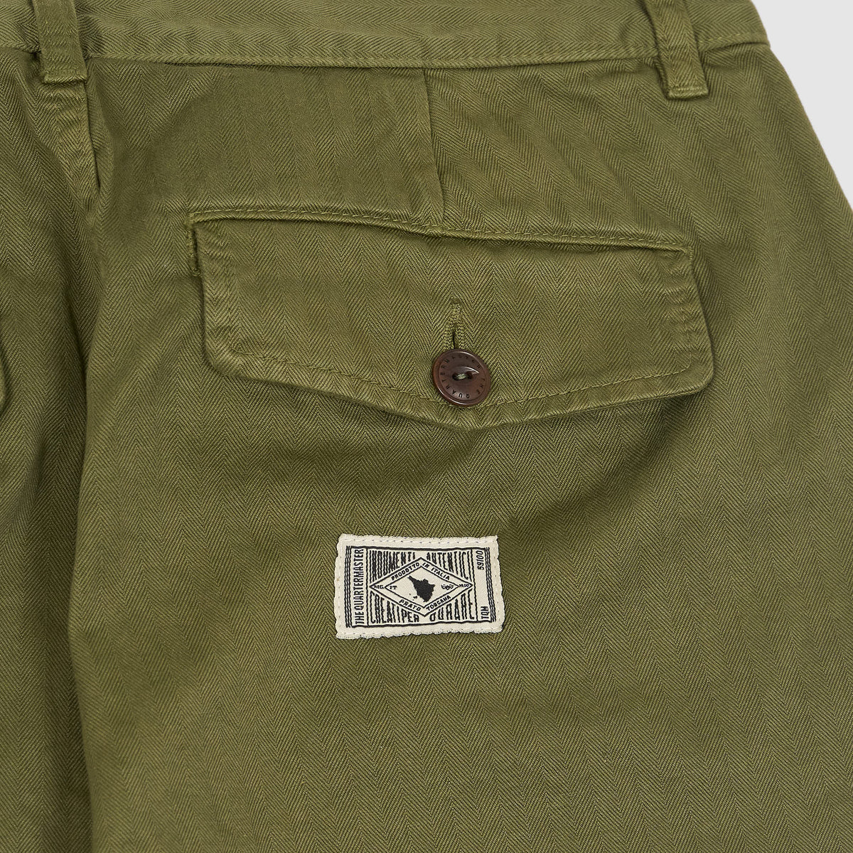 The Quartermaster Straight Leg Chino Trousers With Pleats