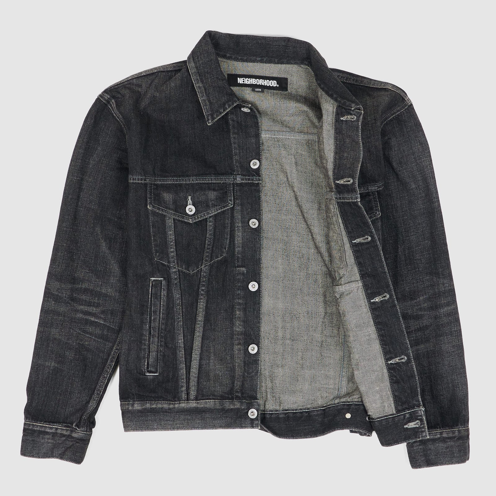 Lane 201 Black Western Denim Jacket - $30 (70% Off Retail) - From Danika