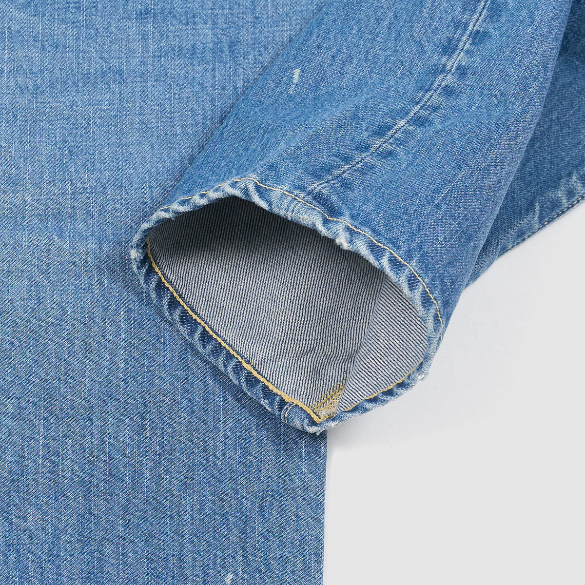 Kapital 5-Pocket 14oz Monkey Cisco Frontstitch Repaired Denim Jeans (3 Year Processing)