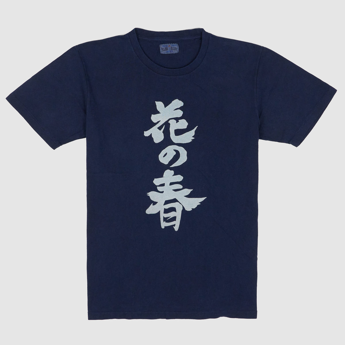 Blue Blue Japan Short Sleeve Crew Neck Hana No Haru Bassen T-Shirt