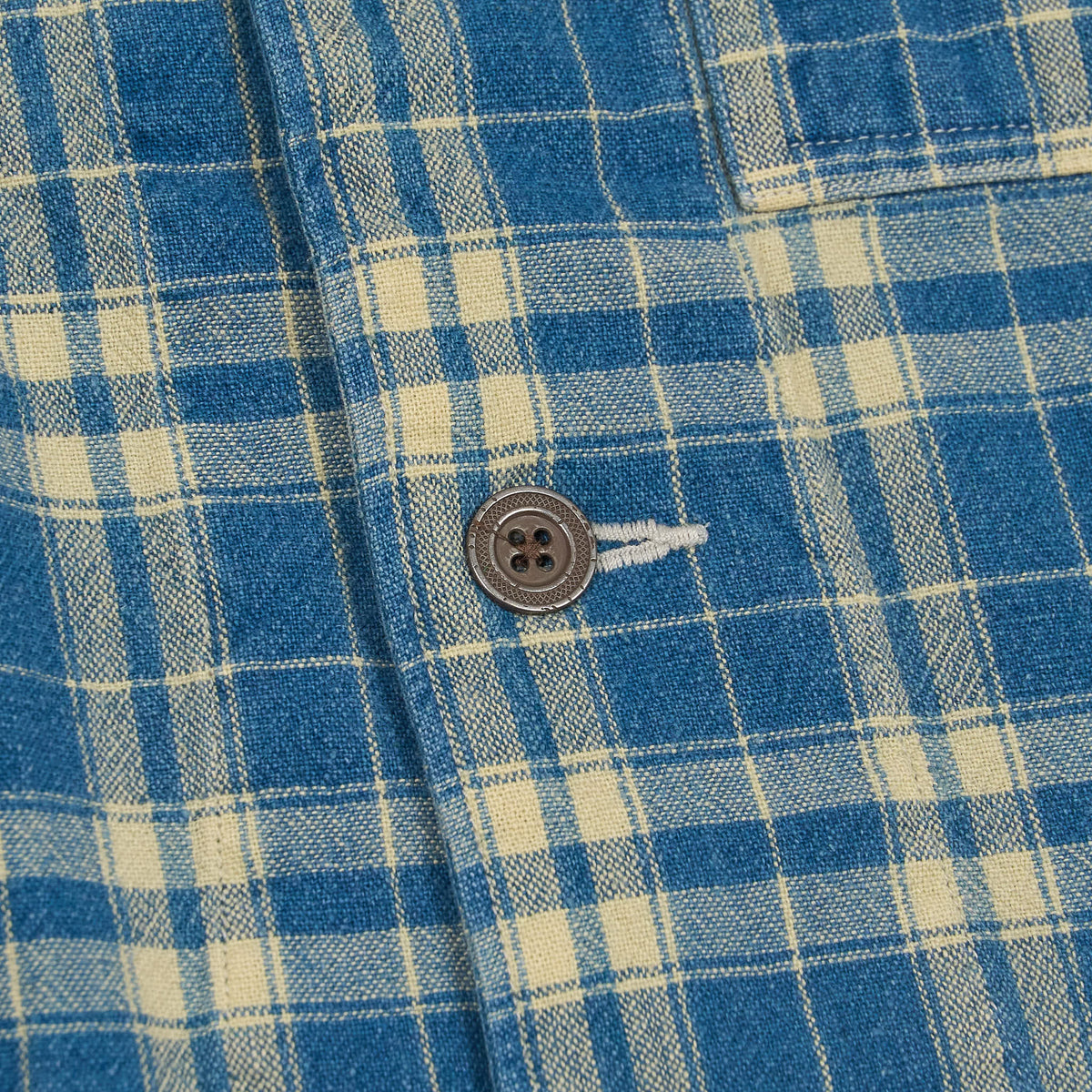 Double RL Ladies Cotton-Linen Work Overshirt Jacket