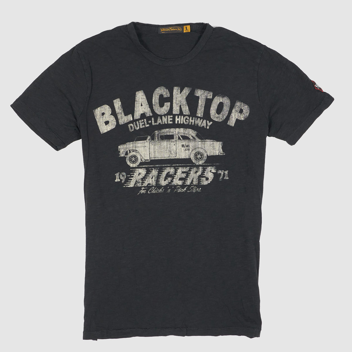 Johnson Motors Blacktop Racers T-Shirt UNISEX