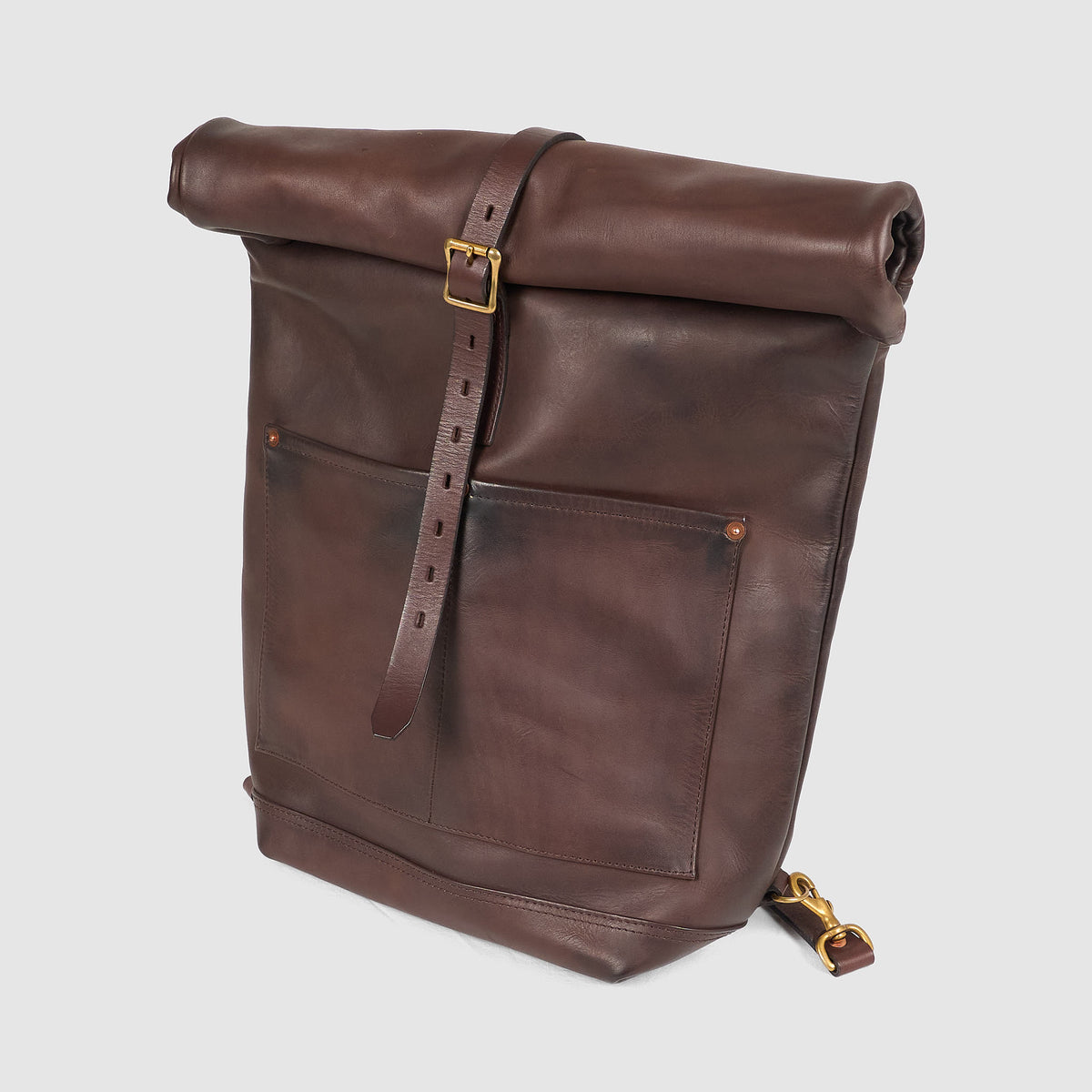 Vasco Leather Rolltop Backpack