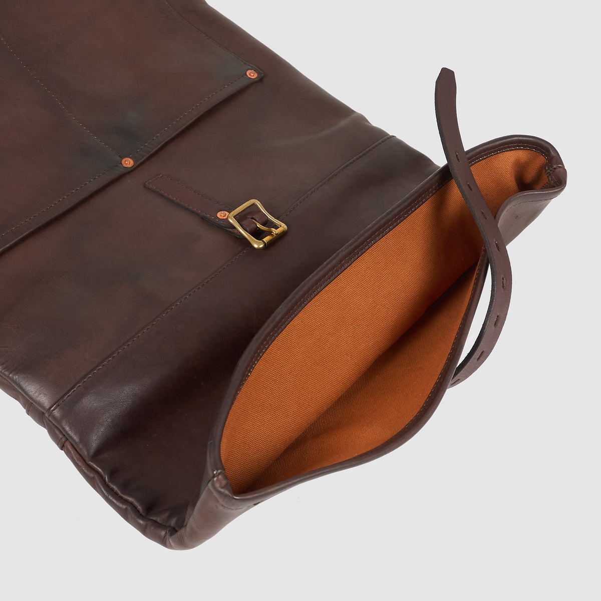 Vasco Leather Rolltop Backpack