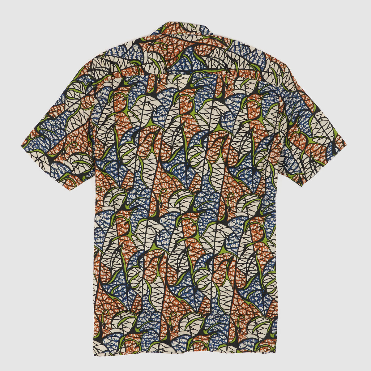 A.B.C.L Short Sleeve Printed Camp Collar Shirt