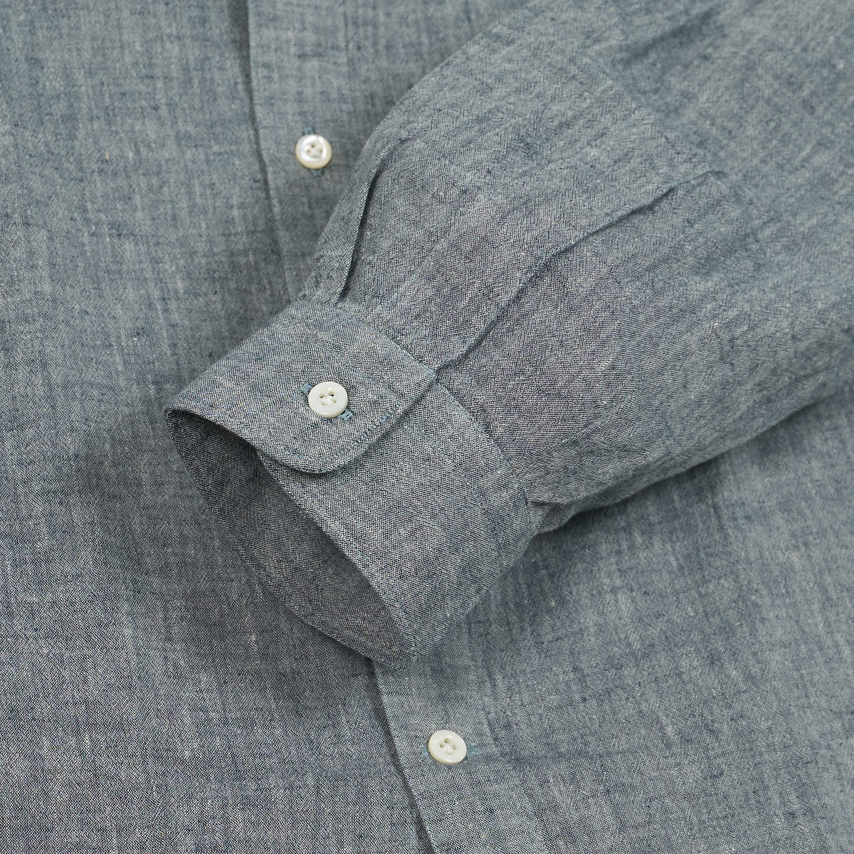 A.B.C.L Long Sleeve Linen Cotton Pocket Shirt