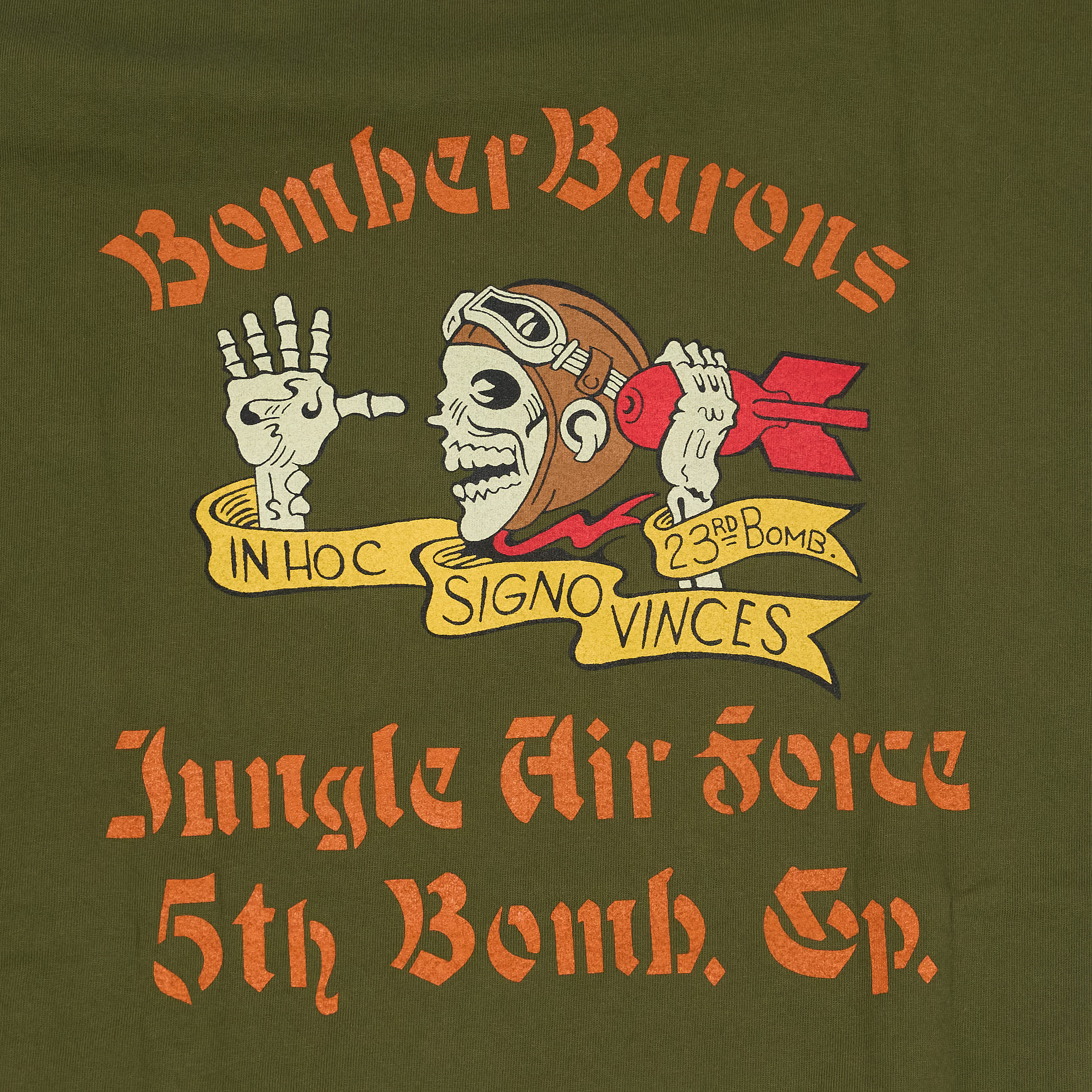 Buzz Rickson's Bomber Barons Crew Neck T-Shirt - DeeCee style