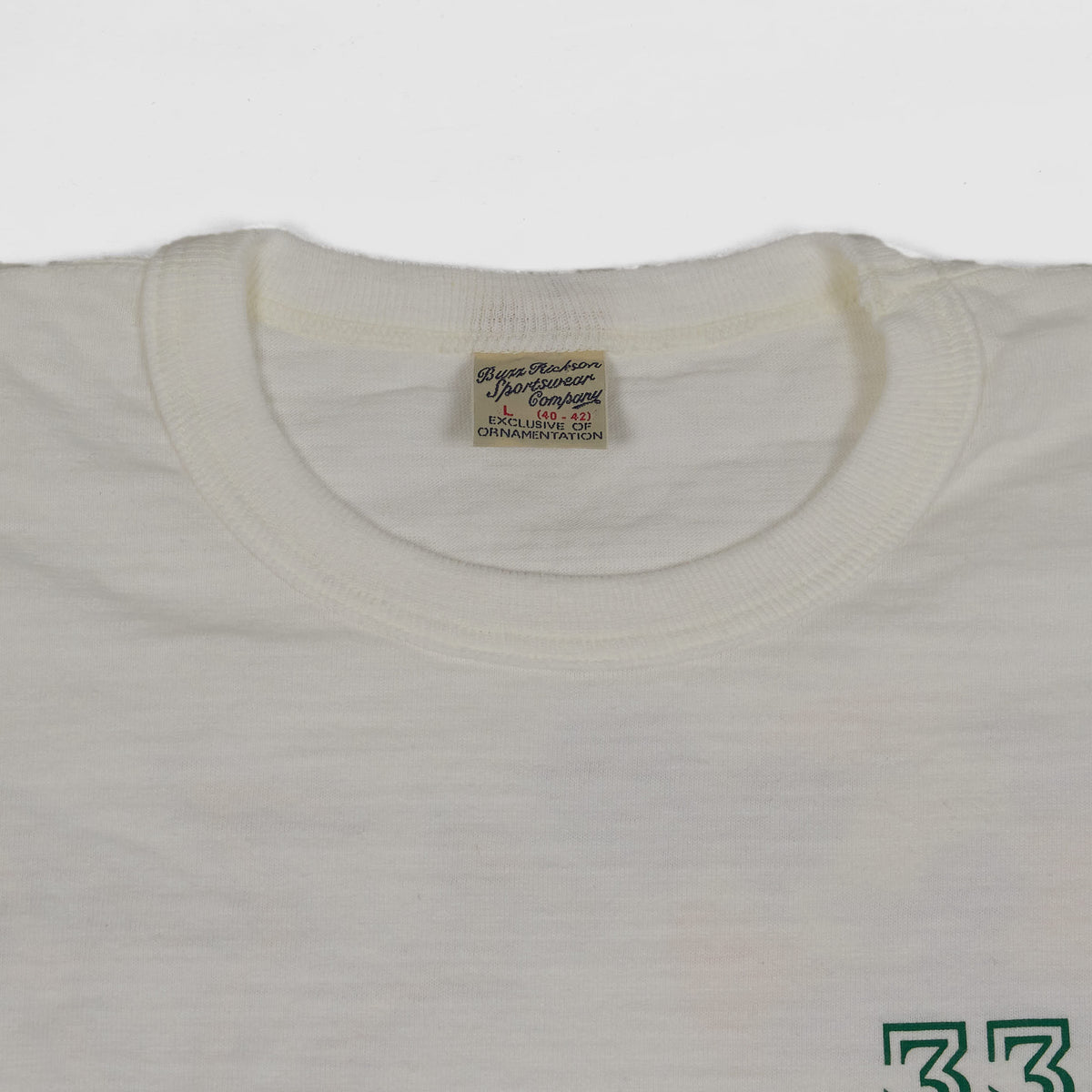 Buzz Rickson&#39;s Printed Military  Crew Neck T-Shirt