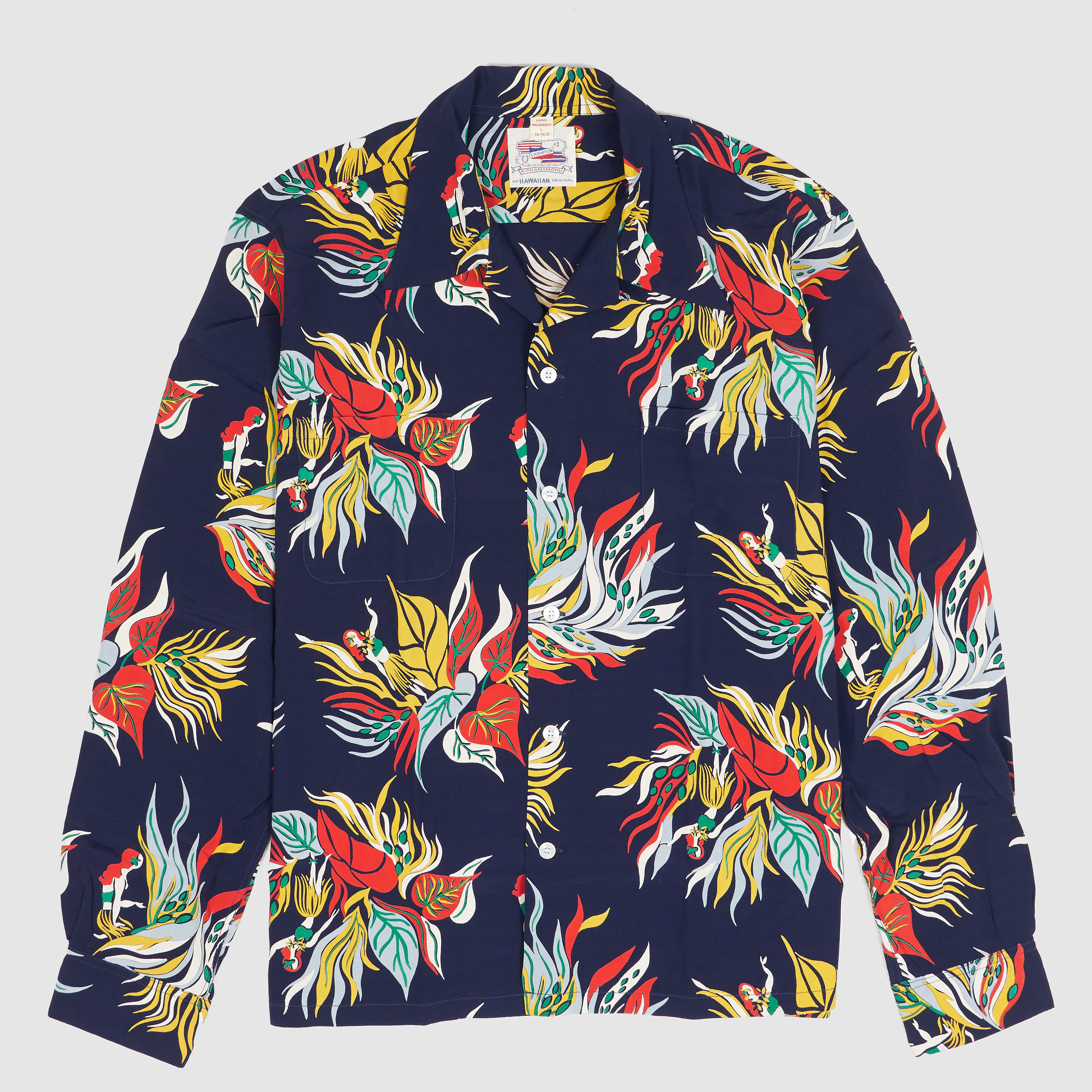 スペシャル 40s KAHANAMOK HAWAIIAN SHIRT L（1940s HAWAIIAN SHIRT 