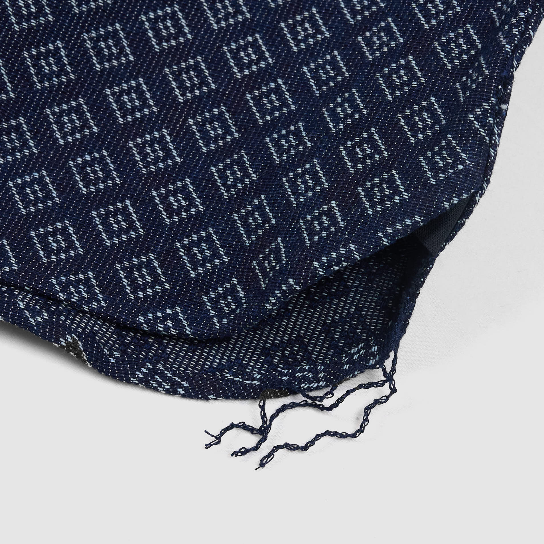 Samurai Jeans Sashiko Diamond Stitch Long Sleeve Shirt UNISEX