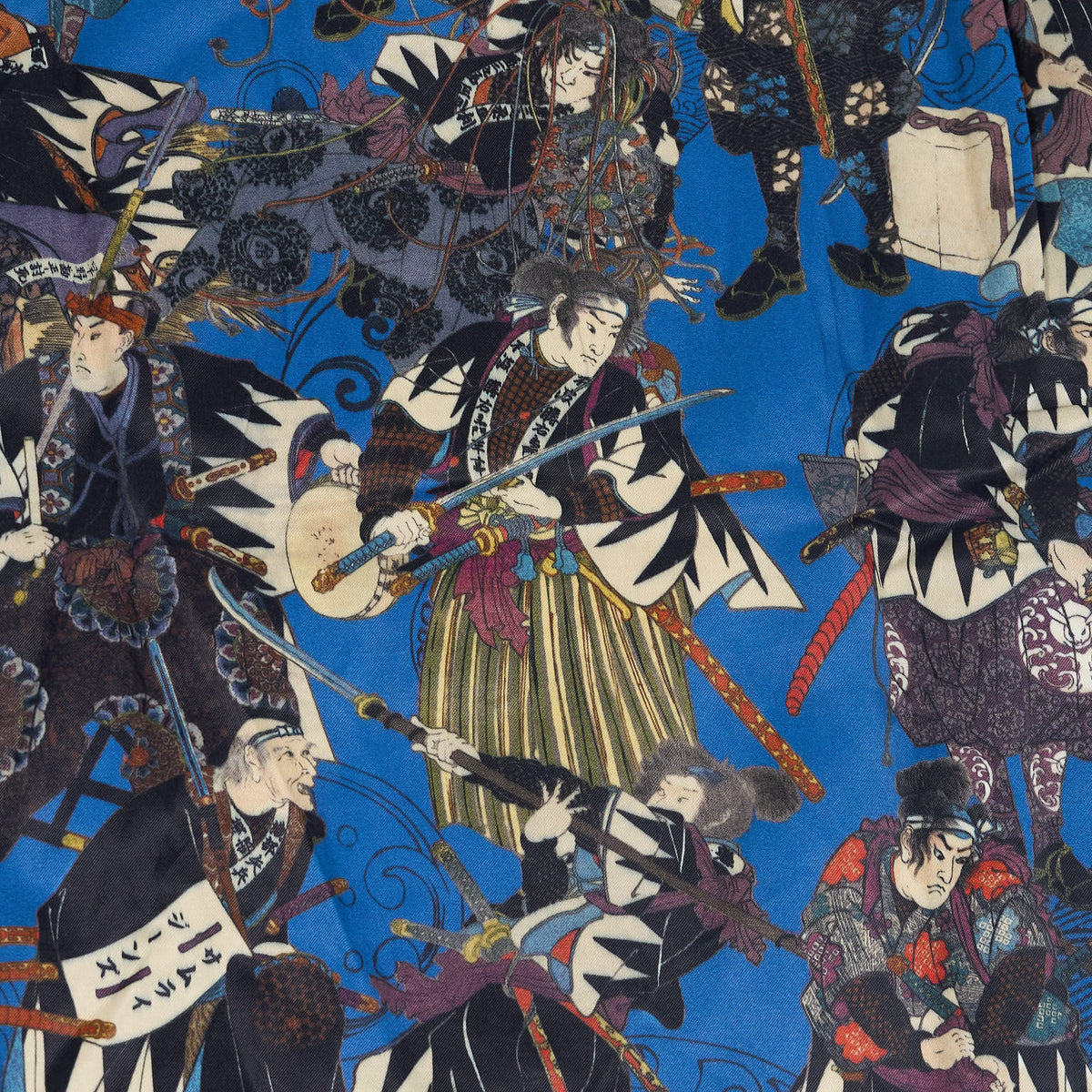 Samurai Jeans 25th. Anniversary Japanes Fighter Hawaiian Shirt