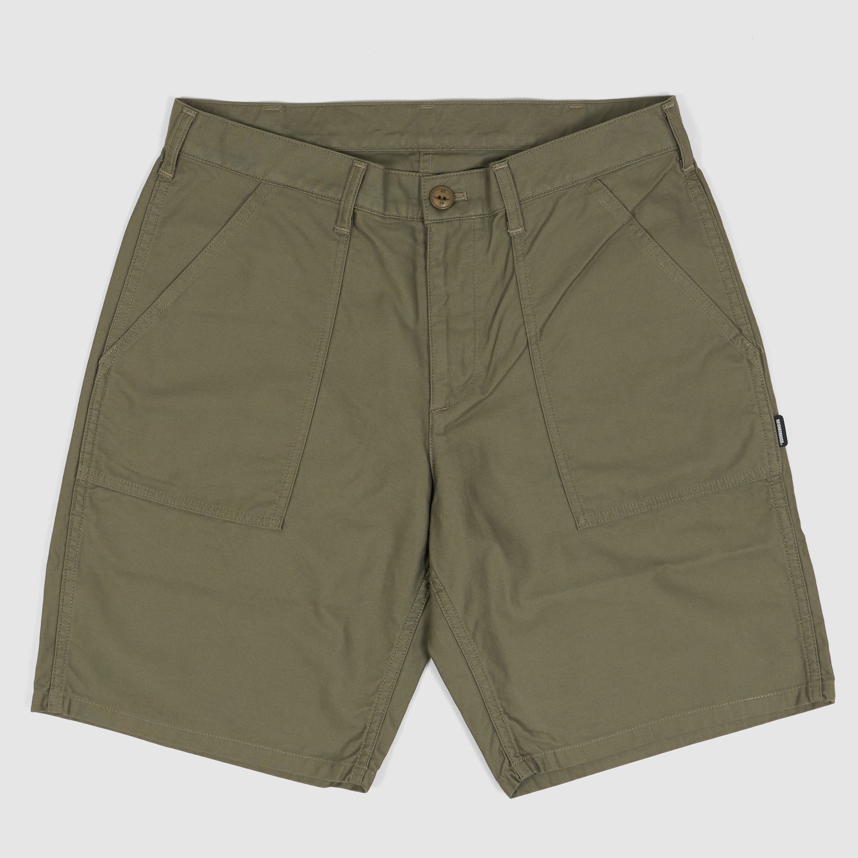 Neighborhood Fatigue Baker Cotton Bermuda Shorts - DeeCee style