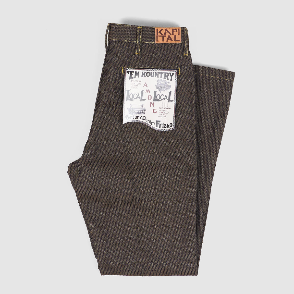Kapital 5-Pocket Century Denim No. 5S Frisko Western Flair Jeans