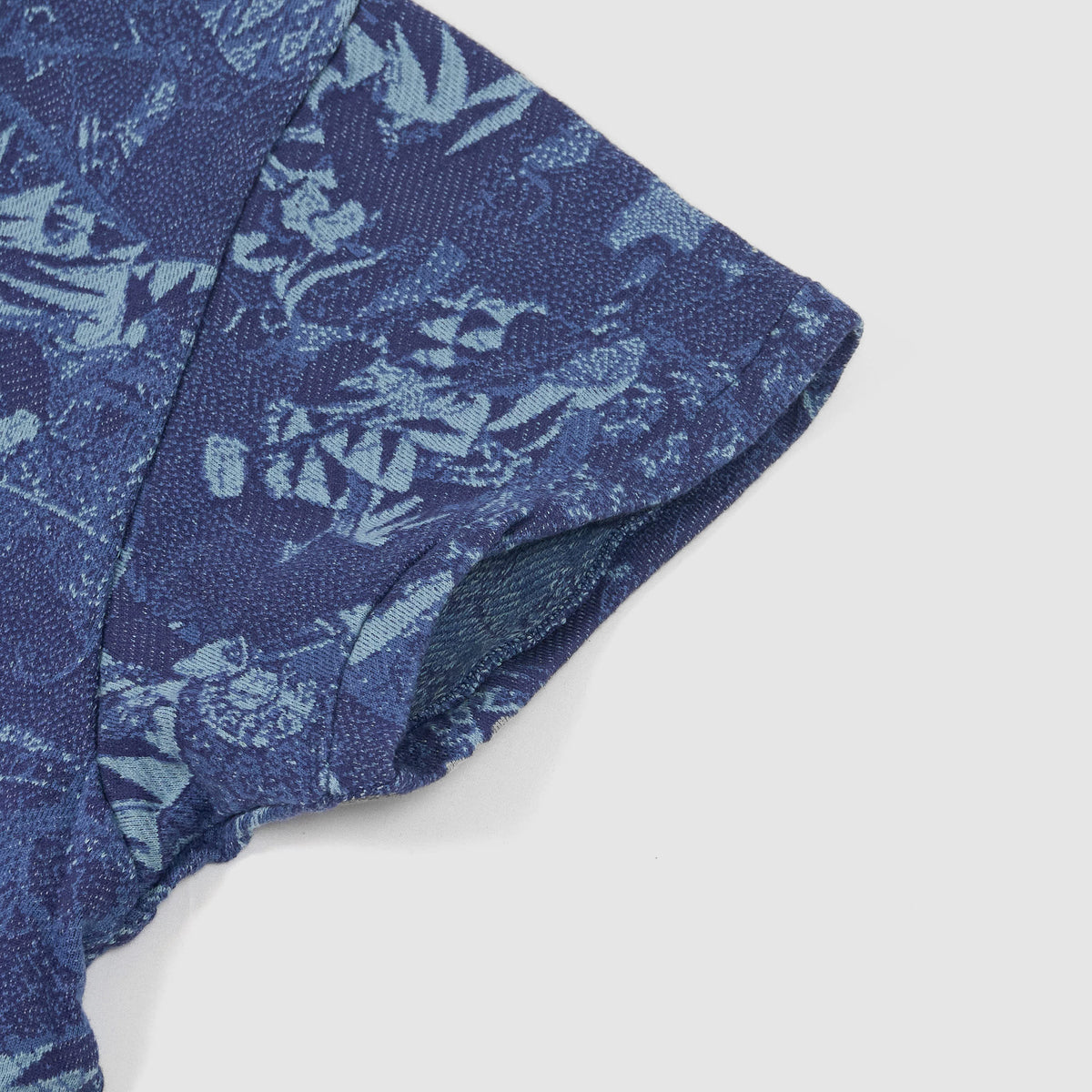 Samurai Jeans Short Sleeve Crew Neck 25th. Anniversary Jacquard Jersey Sweat T-Shirt