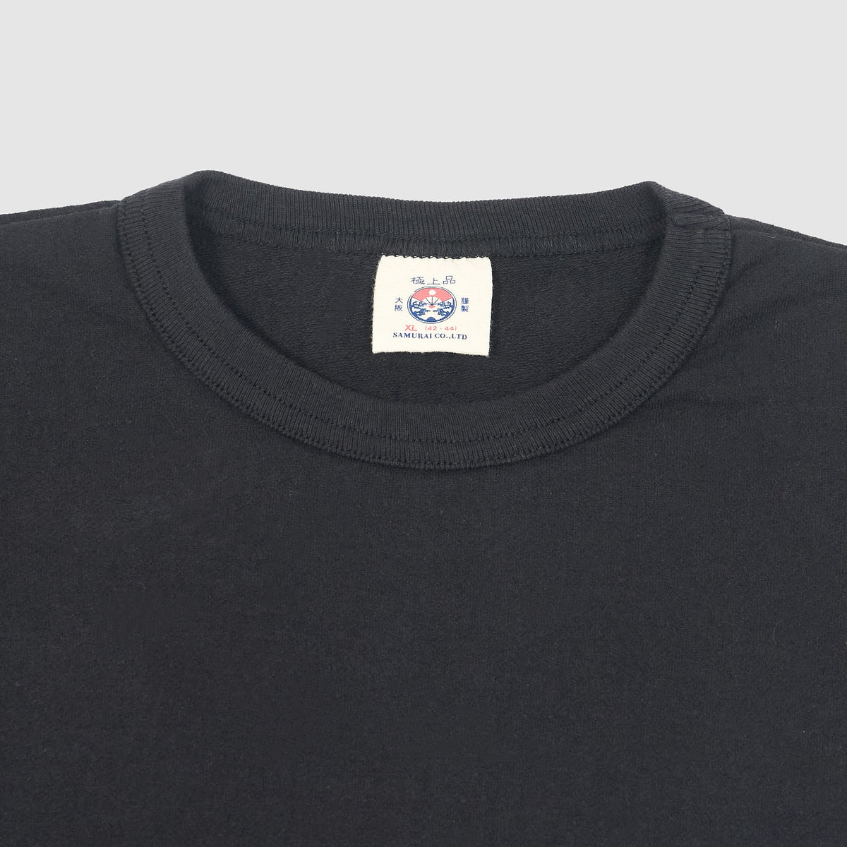 Samurai Jeans Short Sleeve Crew Neck Printed Denim Pocket T-Shirt