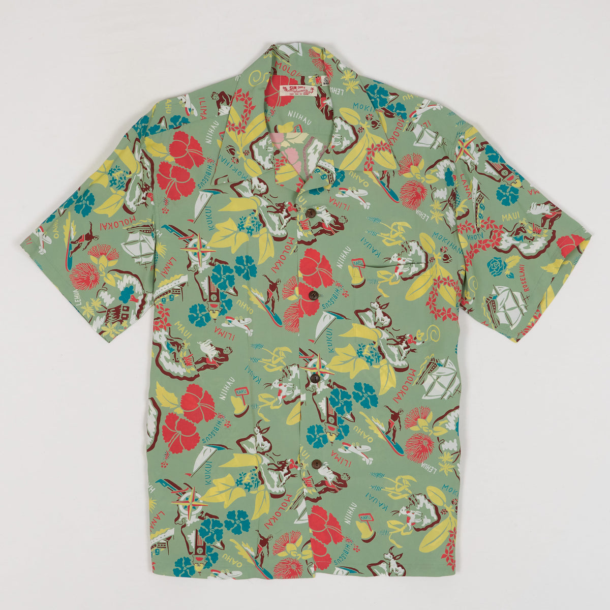 Sun Surf  Hawaiian  Molokai Shirt