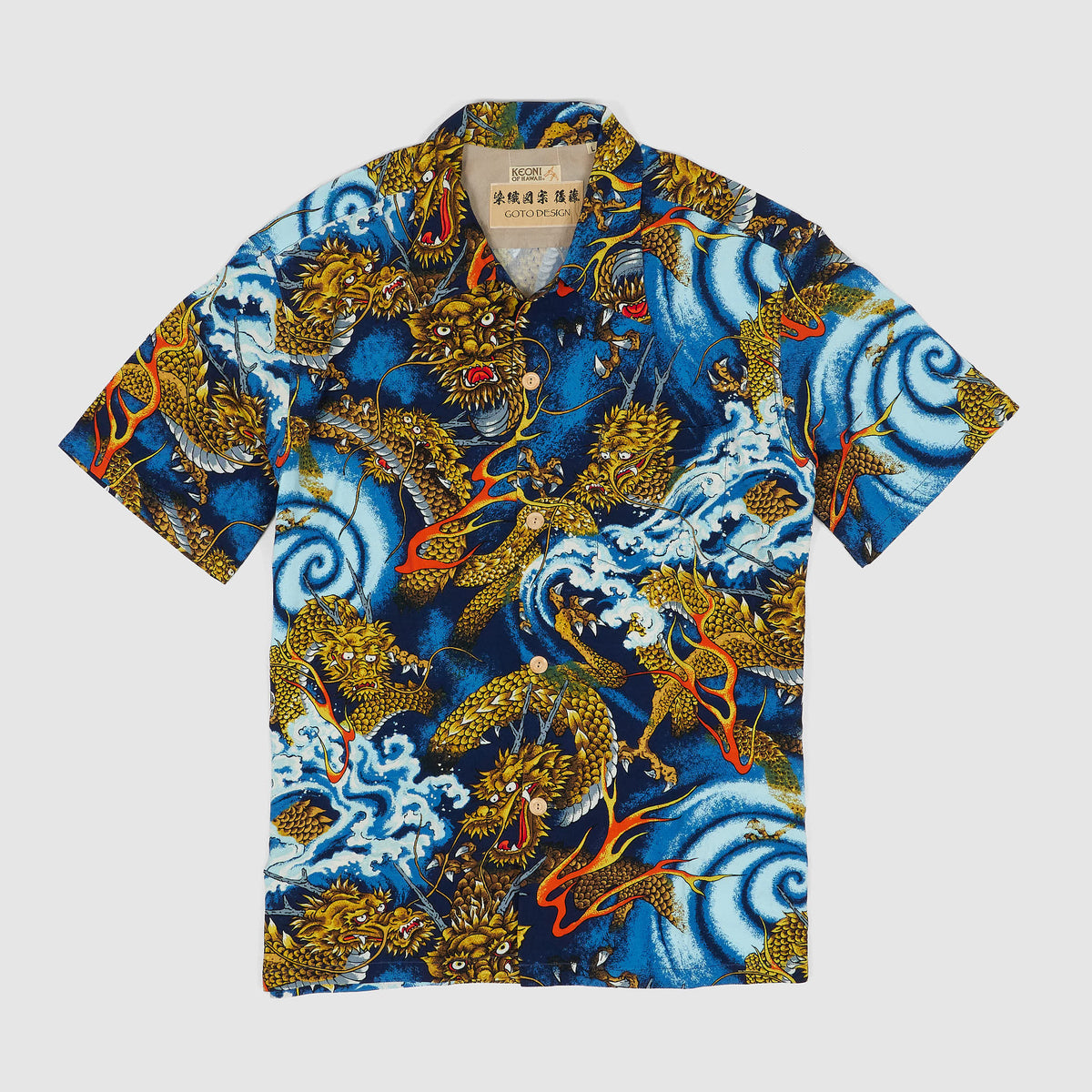 Sun Surf Limited Edition Keoni of HawaiiDragon Short Sleeve Shirt