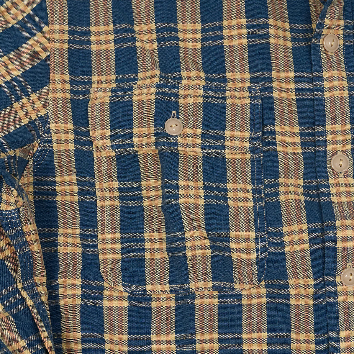 Double RL Long Woven Plaid Work Overshirt