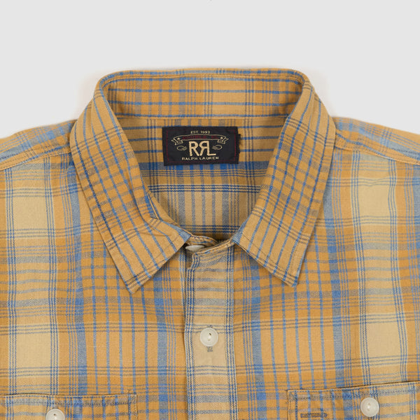 Double RL Long Sleeve Plaid Workshirt - DeeCee style